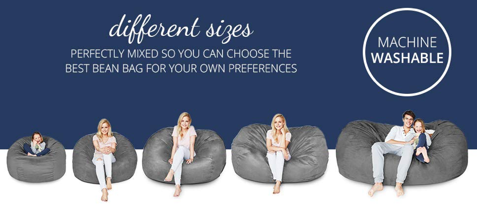Select Your Bean Bag Size - The Size Guide for Bean Bags - Bean Bags Expert