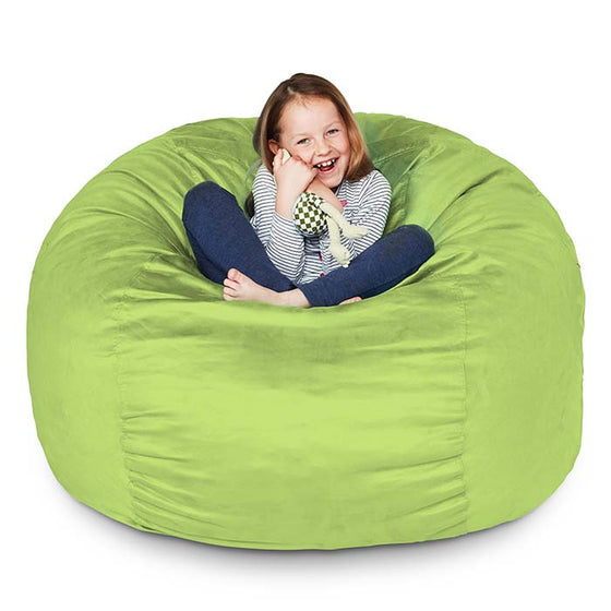 Bean Bag Chair, Light Green / 3FT