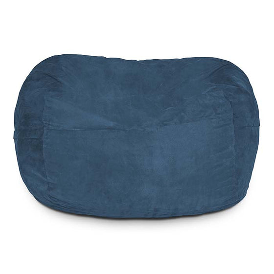 Lumaland Luxury 3-Foot Bean Bag Chair with Microsuede Cover Navy Blue,  Machine Washable Big Size Sofa and Giant Lounger Furniture for Kids, Teens  and Adults : : Home